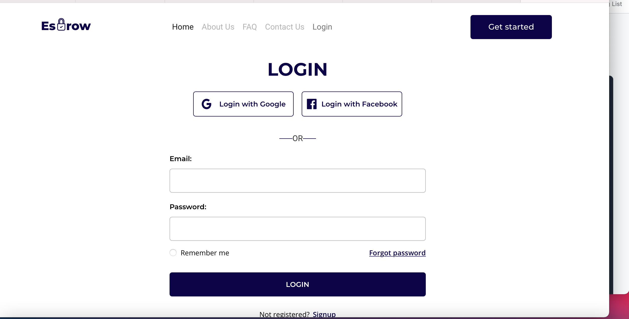 login